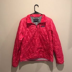 Pink Patagonia Windbreaker Quarter Zip